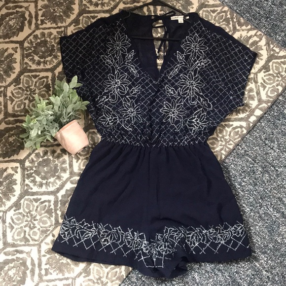 Francesca's Collections Pants - Francesca’s | Beaded Romper